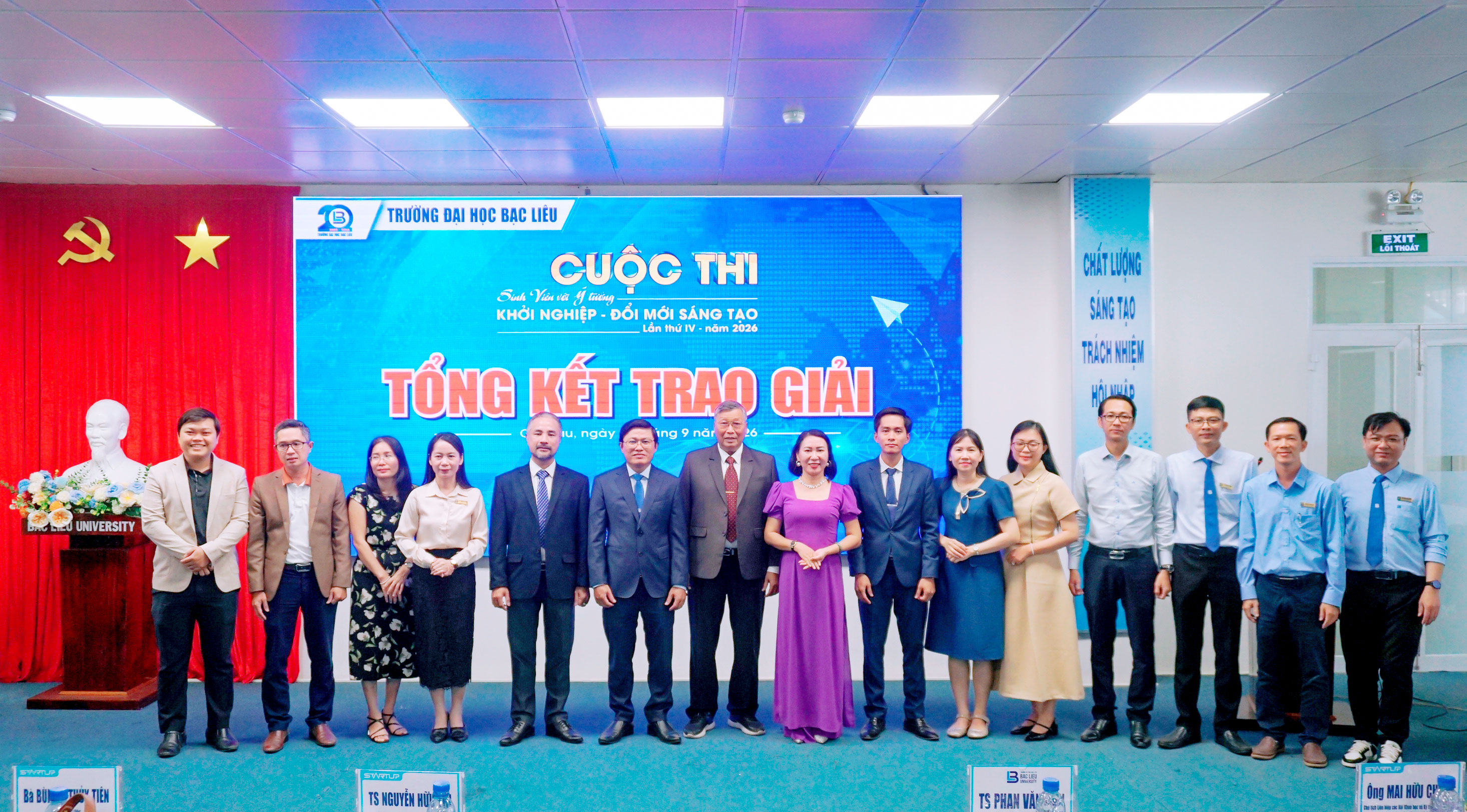 Trường Đại học Bạc Liêu tổ chức Vòng Chung kết Cuộc thi "Sinh viên với ý tưởng khởi nghiệp, đổi mới sáng tạo" lần IV, năm 2026